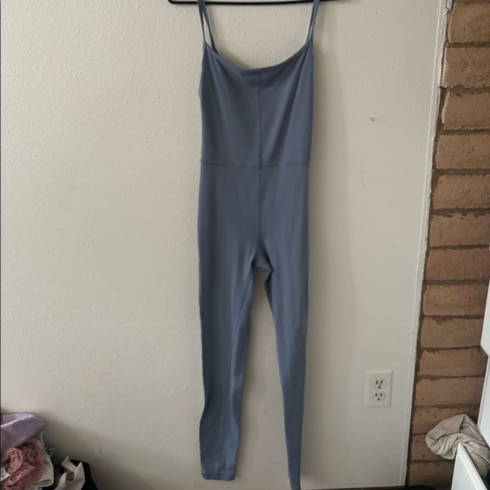 Light blue aritzia jump suit
